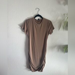 Express Brown Mini Dress